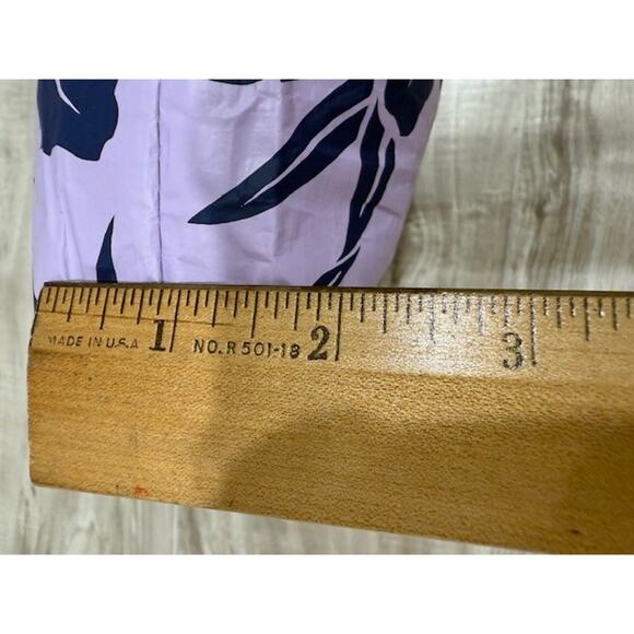 NWT Aloha Collection Mid Tutu INV Lilac/Navy Travel/Cosmetic/Utility Pouch - Picture 7 of 11